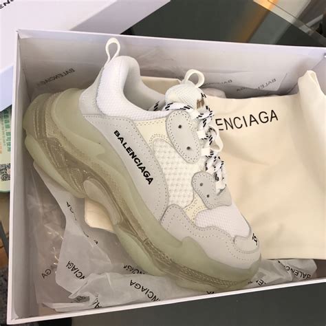 balenciaga triple s clear.